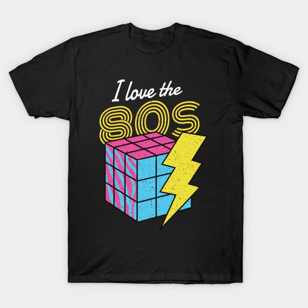 I Love The Eighties T-Shirt by JFDesign123